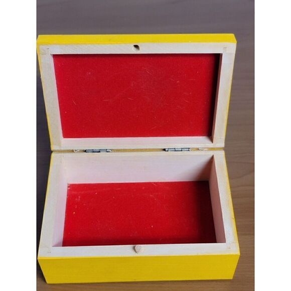 Wooden Doll Trinket Box #A20 - Picture 7 of 9